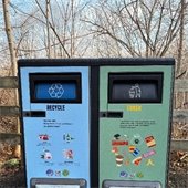 Big Belly Trash and Recycling Bins