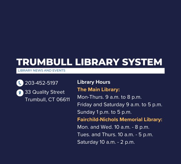 Trumbull Library News & Events