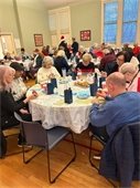 People playing bingo at the Trumbull Senior Center