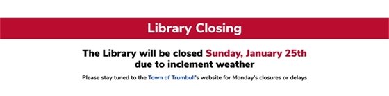 Trumbull Library News & Events