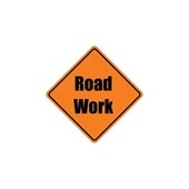Road Work sign