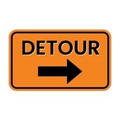Detour Sign