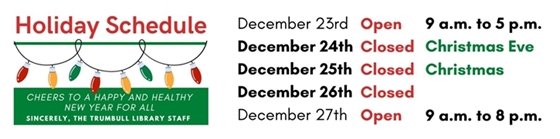 Trumbull Library News & Events