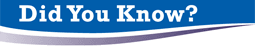 Did You Know Feature - Centers for Disease Control and Prevention