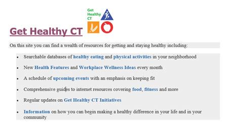 Get Healthy Connecticut